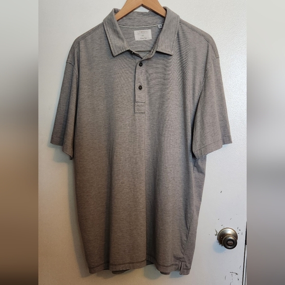 Linksoul Gray Polo Classic Knit Short Sleeve - Picture 3 of 5